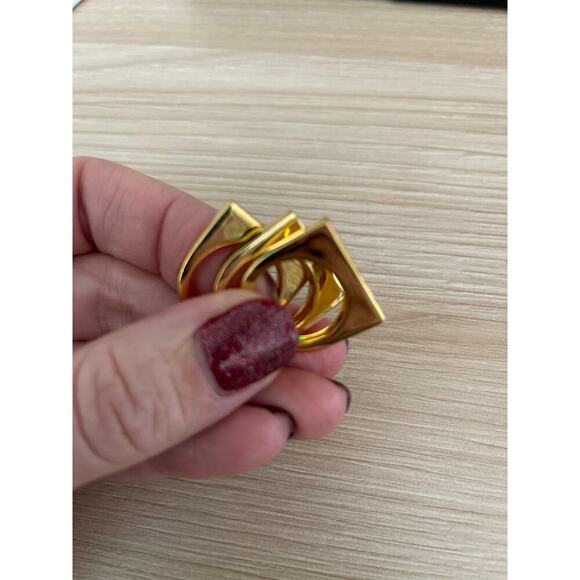 Noir Three Stackable Rings with Colorful Enamel, Size 7 - Picture 5 of 5